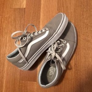 Gray Old Skool Vans